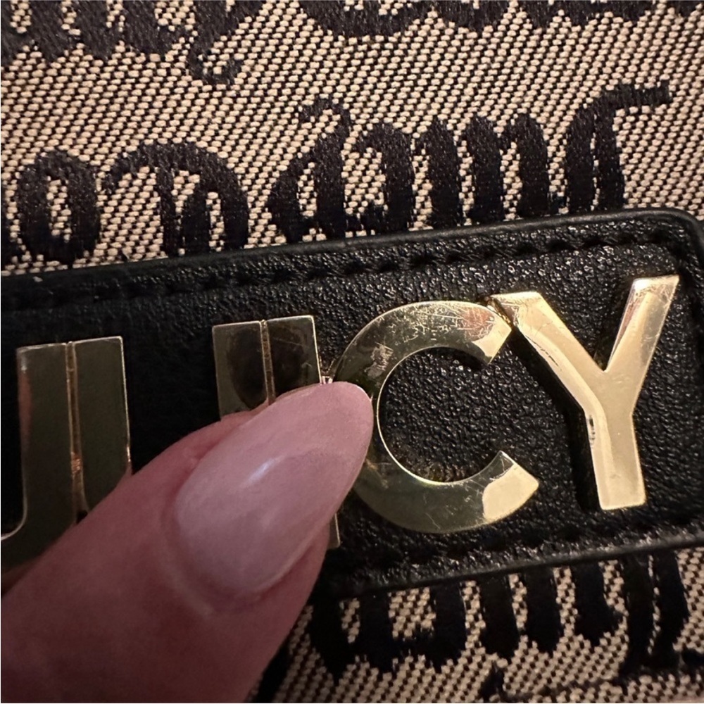 Juicy Couture Monogram Small Wallet Card Holder Y2K - Picture 2 of 11